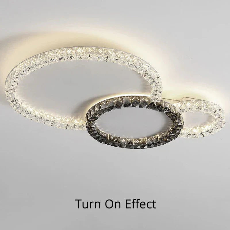 Crystal Round chandelier - Della Bay for dining room view 4