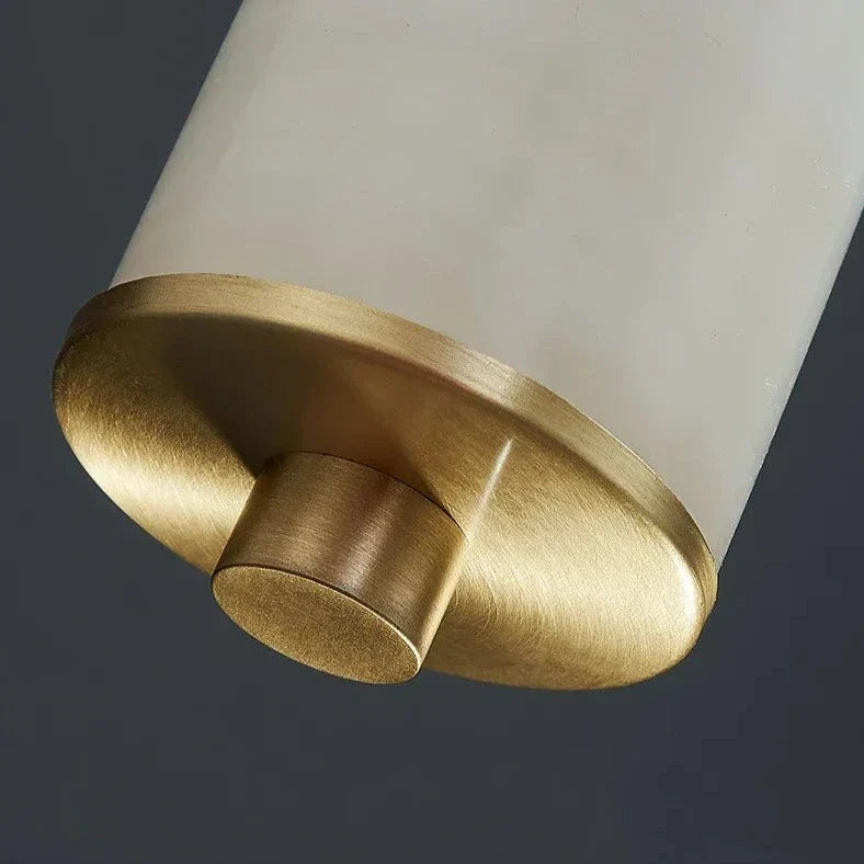 Copper Metal Linear chandelier - Viola House for dining room view 6