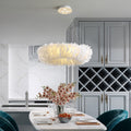 Natural Goose FeatherCeiling Light