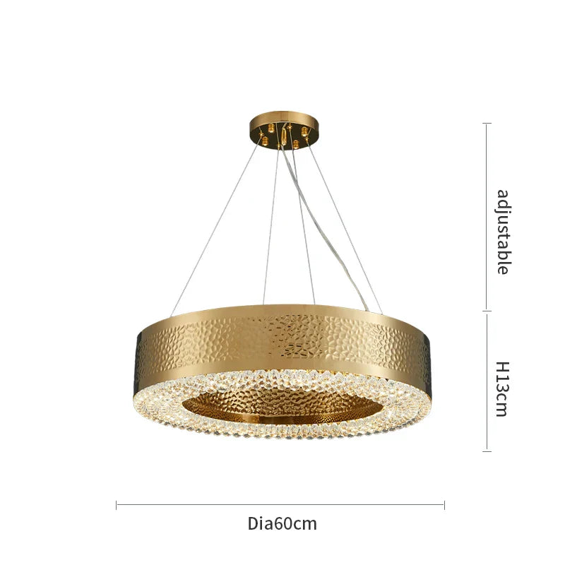White Crystal chandelier - Vesper Bay for dining room view 5