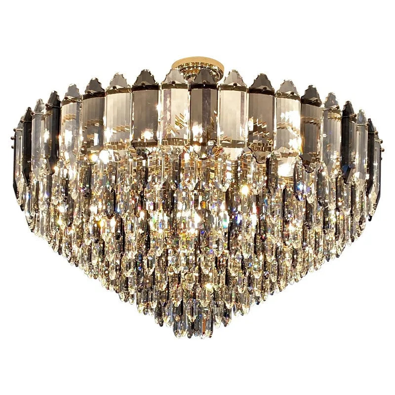 White Crystal chandelier - Piper House for dining room view 20