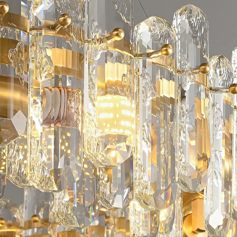 Clear Crystal chandelier - Lyra Bay for dining room view 5