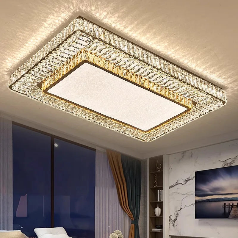 White Crystal chandelier - Jessa Bay for dining room view 3