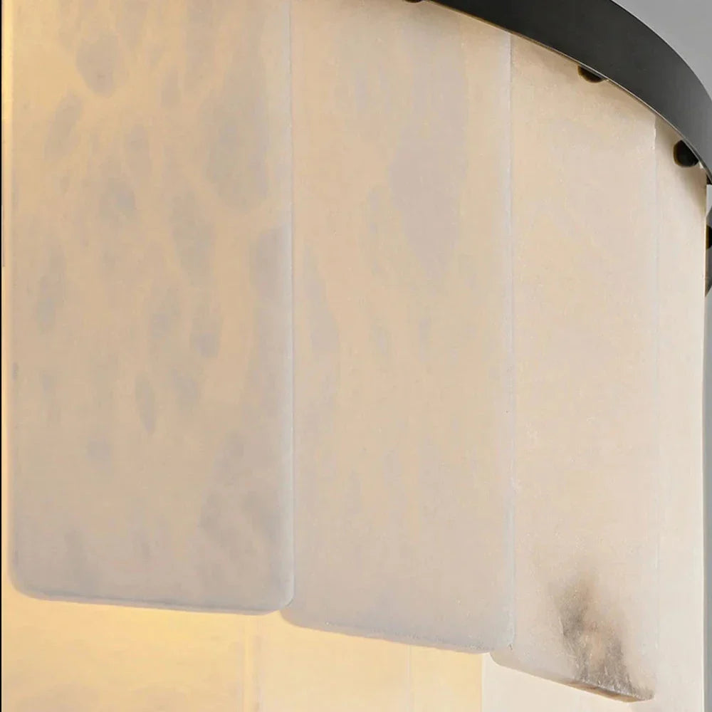 White Metal chandelier - Verona Lane for dining room view 7