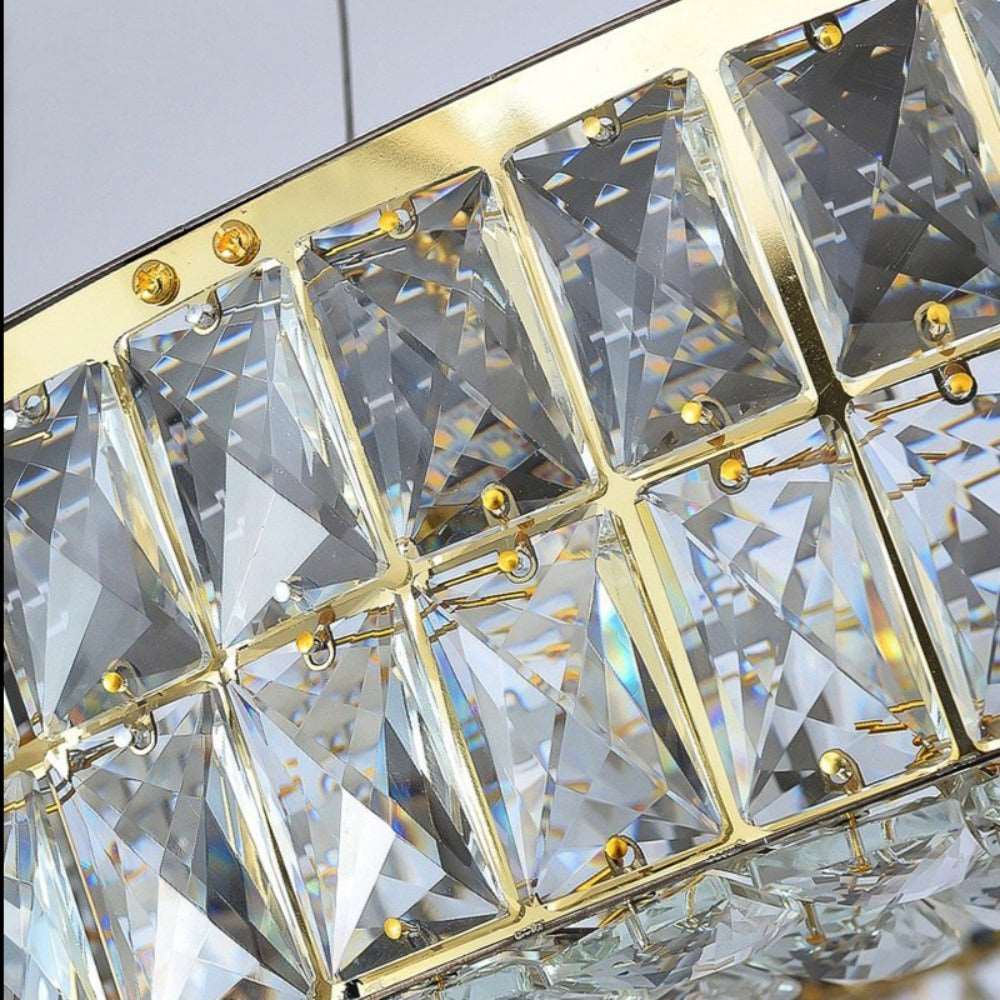 Clear Crystal chandelier - Esme Lane for dining room view 6