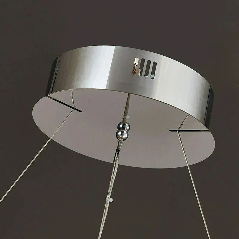 Silver Crystal chandelier - Willa House for dining room view 6