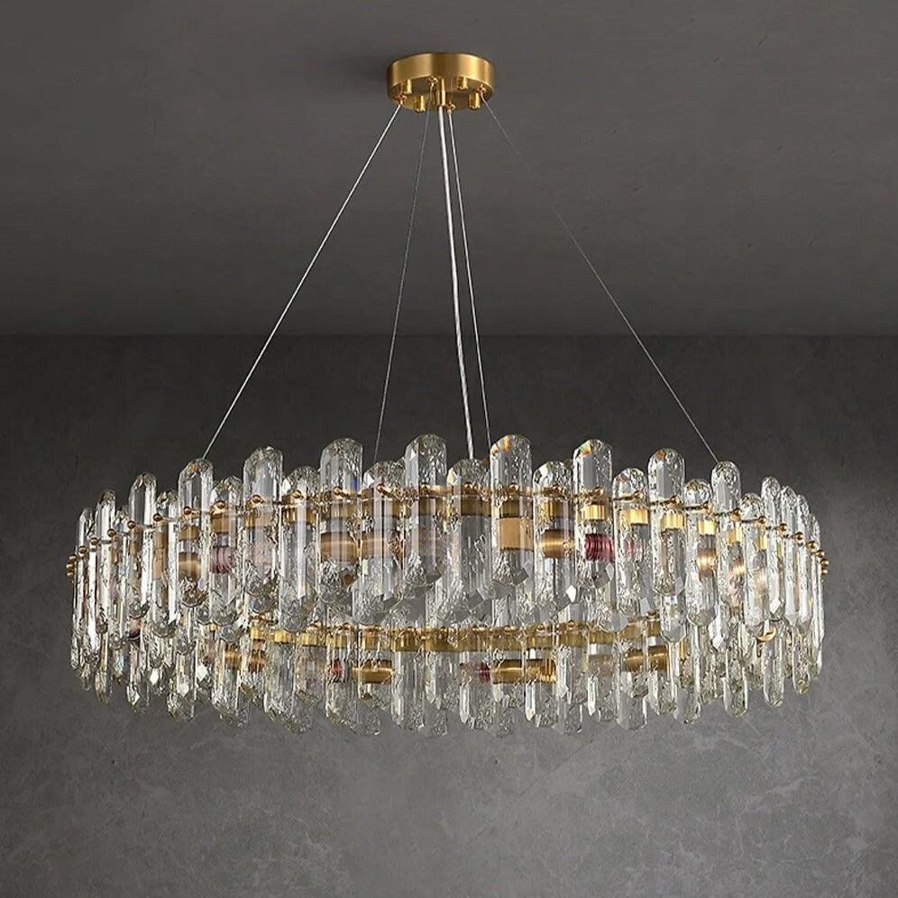 Clear Crystal chandelier - Lyra Bay for dining room view 4