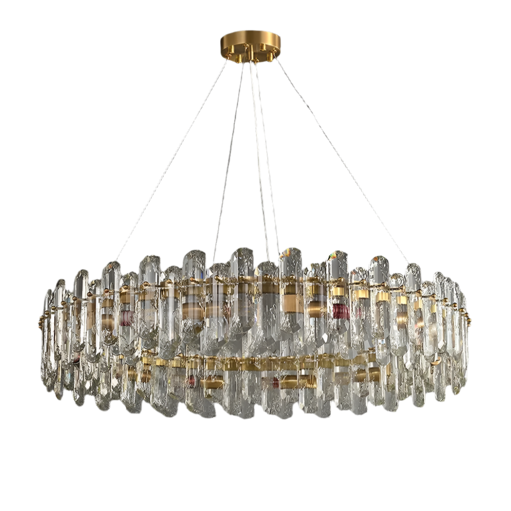 Clear Crystal chandelier - Lyra Bay for dining room view 11