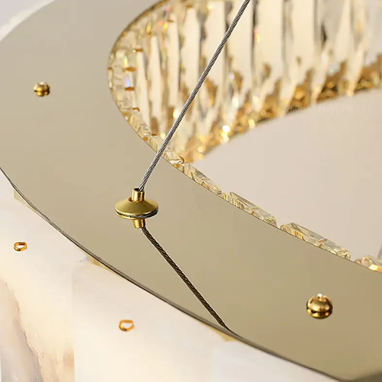 Clear Crystal chandelier - Tessa Lane for dining room view 9