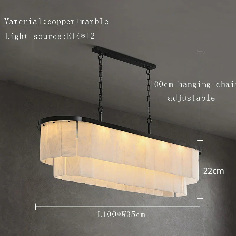 White Metal chandelier - Verona Lane for dining room view 5