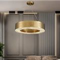 White Crystal chandelier - Vesper Bay for dining room view 1