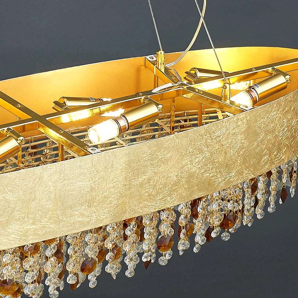 Clear Crystal chandelier - Eden Lane for dining room view 4