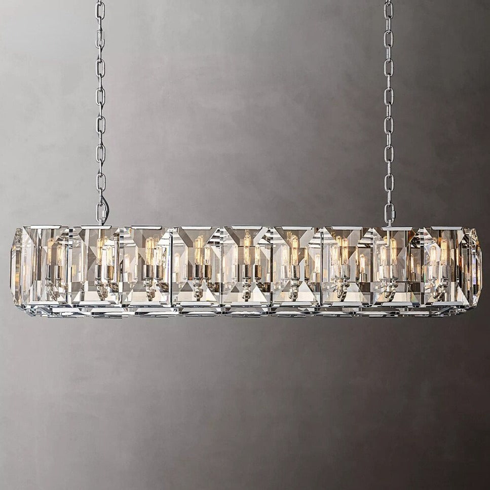 Black Crystal chandelier - Ilona Lane for dining room view 9