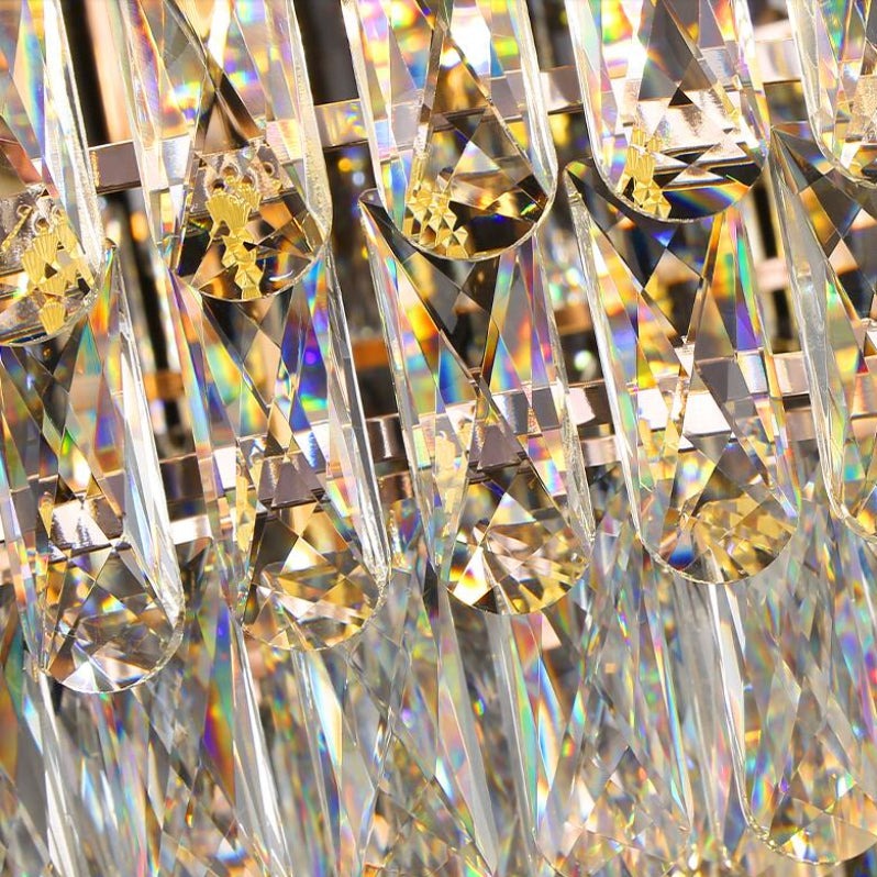 Clear Crystal chandelier - Oriel Lane for dining room view 3