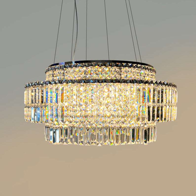 Clear Crystal chandelier - Clara Bay for dining room view 5