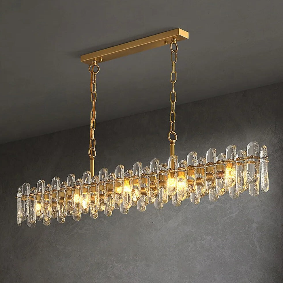 Clear Crystal chandelier - Bexley Court for dining room view 3