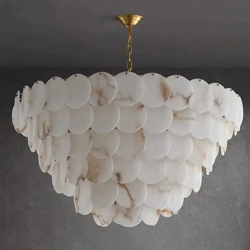 Brass Brass chandelier - Briar Bay for dining room view 3