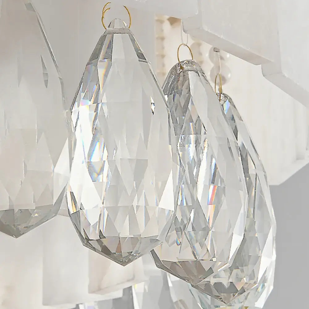 Clear Crystal chandelier - Rosa Lane for dining room view 4
