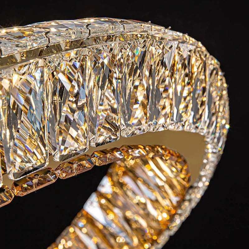 Clear Crystal chandelier - Kaia Lane for dining room view 5