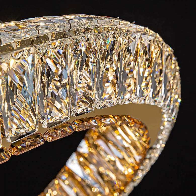 Clear Crystal chandelier - Sabine Lane for dining room view 4