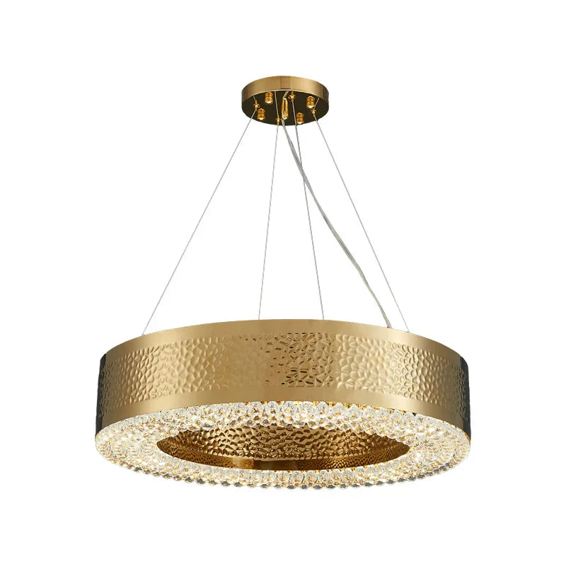 White Crystal chandelier - Vesper Bay for dining room view 9