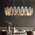 Crystal Round chandelier - Flora House for dining room view 1