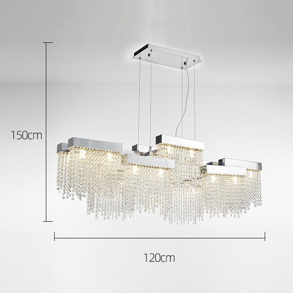 Crystal chandelier - Zora Bay for dining room view 7