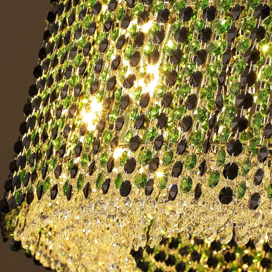 Black Crystal chandelier - Lazuli House for dining room view 6