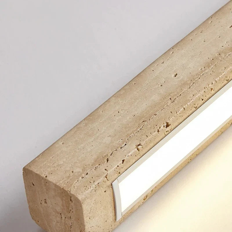 Natural Travertine LED Kitchen Light Fixture