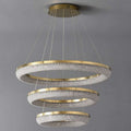 Gold Crystal Tiered chandelier - Quinn House for dining room view 1
