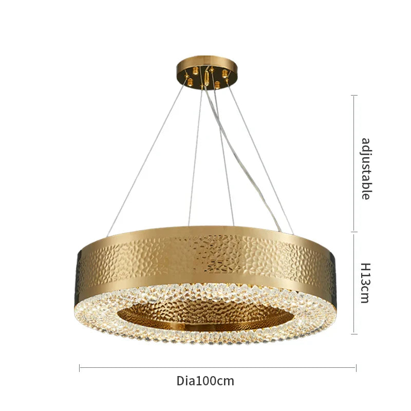 White Crystal chandelier - Vesper Bay for dining room view 8