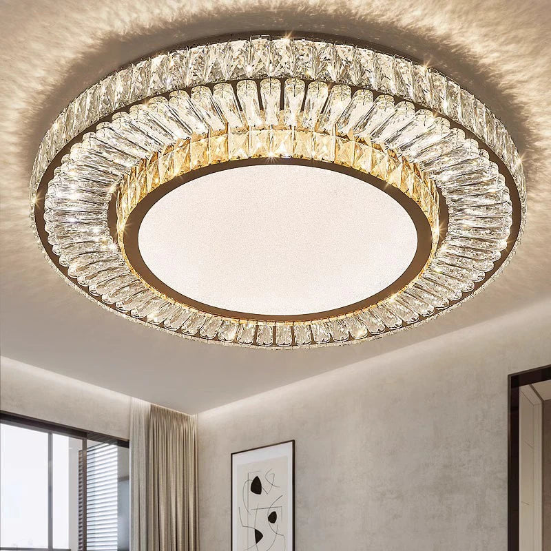 White Crystal chandelier - Jessa Bay for dining room view 1
