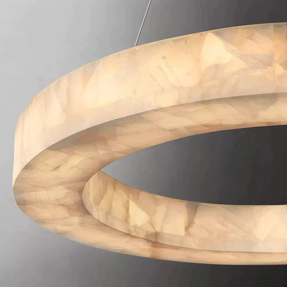 Natural Steel chandelier - Indra House for dining room view 4