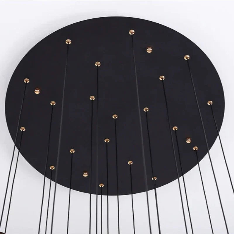 Crystal Linear chandelier - Junia Lane for dining room view 6