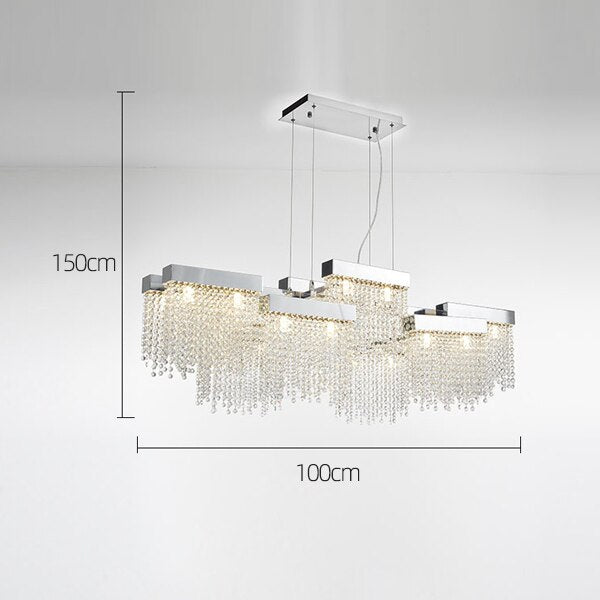 Crystal chandelier - Zora Bay for dining room view 6
