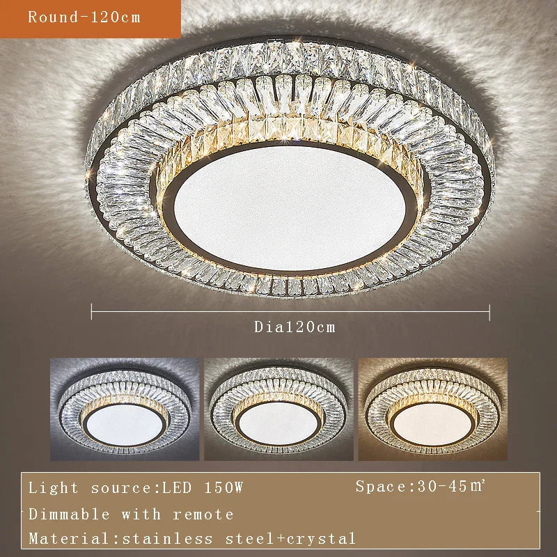 White Crystal chandelier - Jessa Bay for dining room view 16