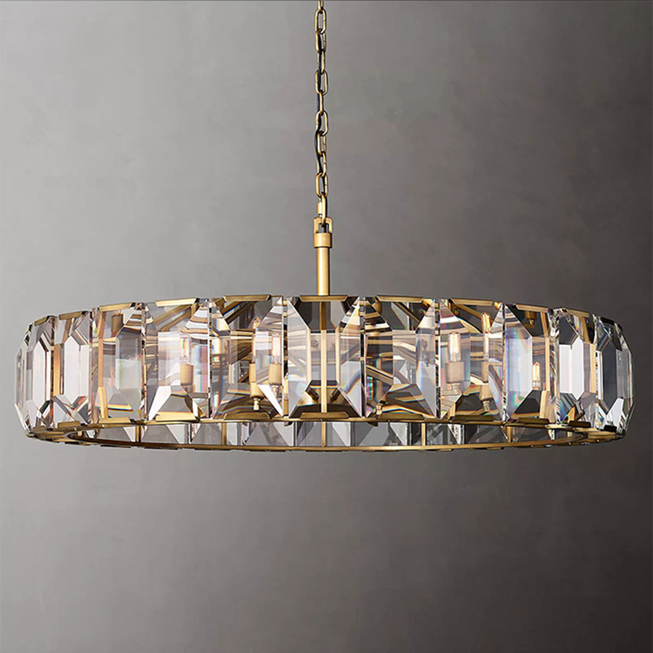 Black Crystal chandelier - Bexley Lane for dining room view 2