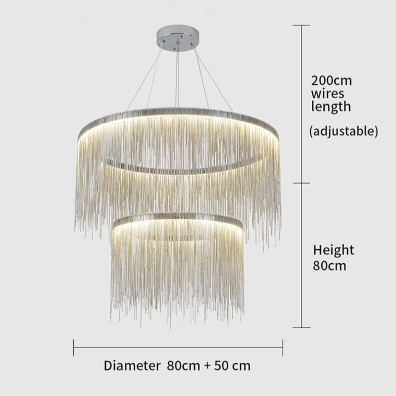 Steel chandelier - Yule Lane for dining room view 8
