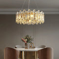 Clear Crystal chandelier - Lyra Bay for dining room view 1