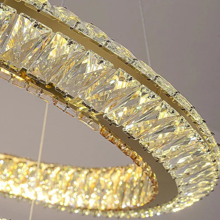 Clear Crystal chandelier - Kaia Lane for dining room view 4