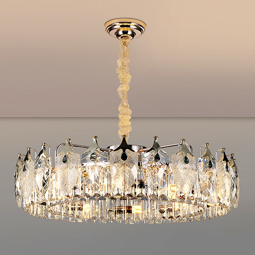 Clear Crystal chandelier - Kairo House for dining room view 1