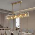 Clear Crystal chandelier - Bexley Court for dining room view 1