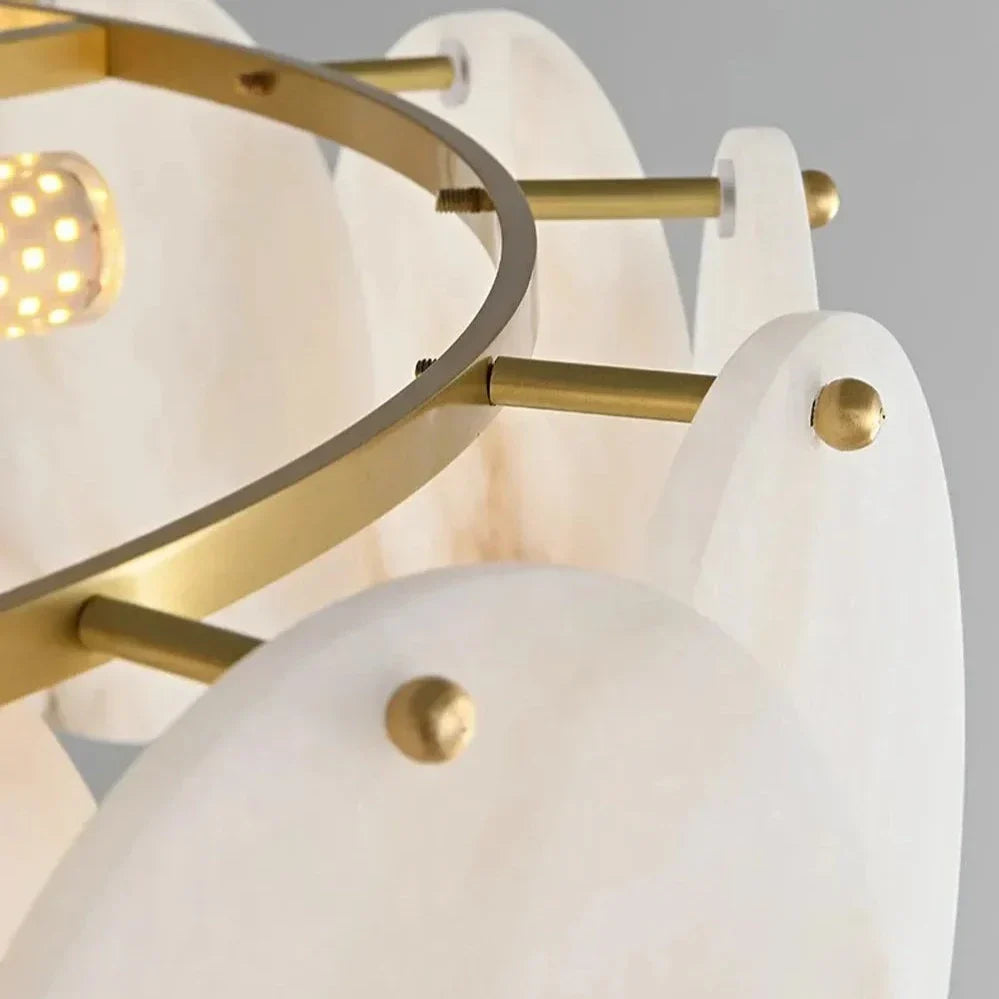 Brass Brass chandelier - Briar Bay for dining room view 7