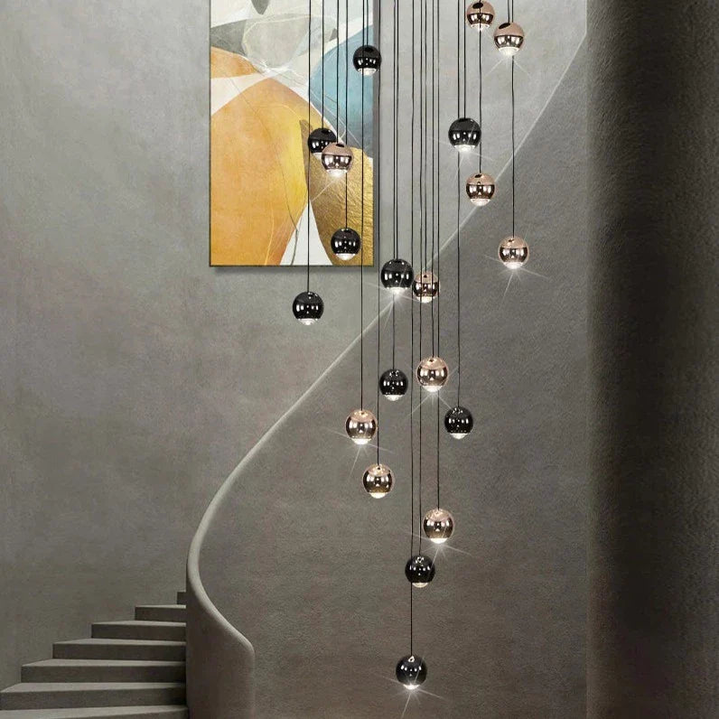 Crystal Linear chandelier - Junia Lane for dining room view 3