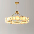 Copper Metal Linear chandelier - Dune Bay for dining room view 1