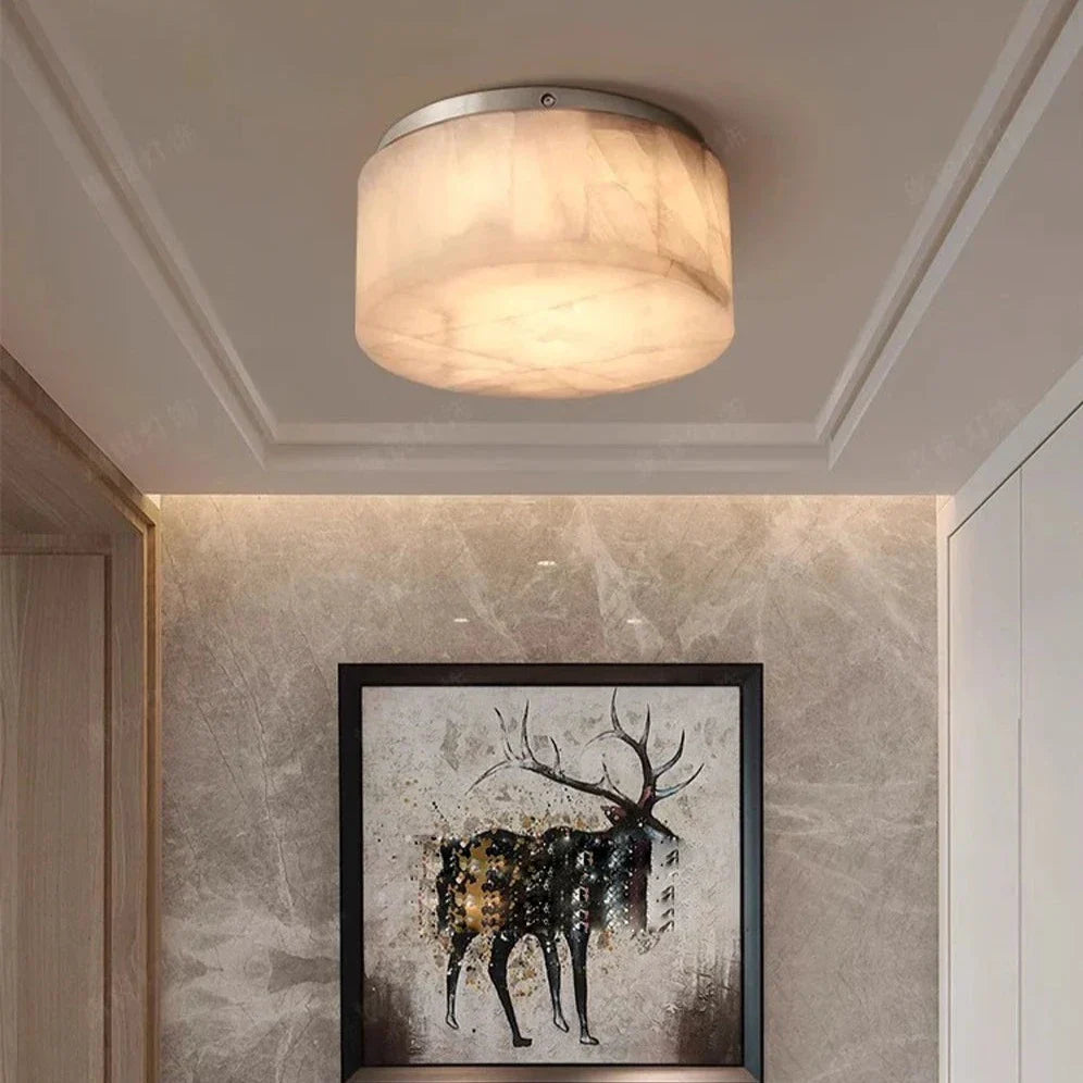 Black Steel Round chandelier - Lyra Arc for dining room view 2