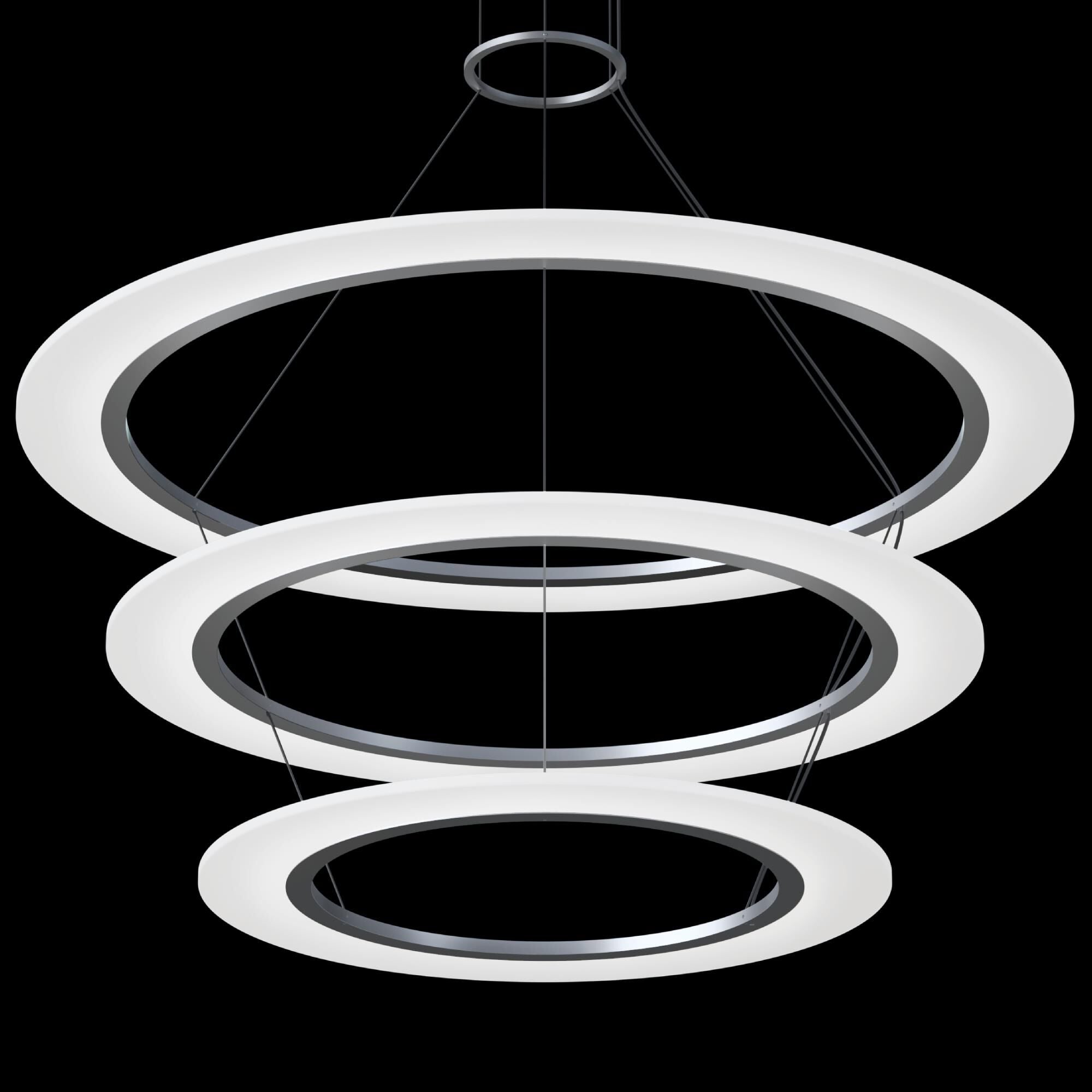 37 in. LED Chandelier - Dune Vale for dining room view 2