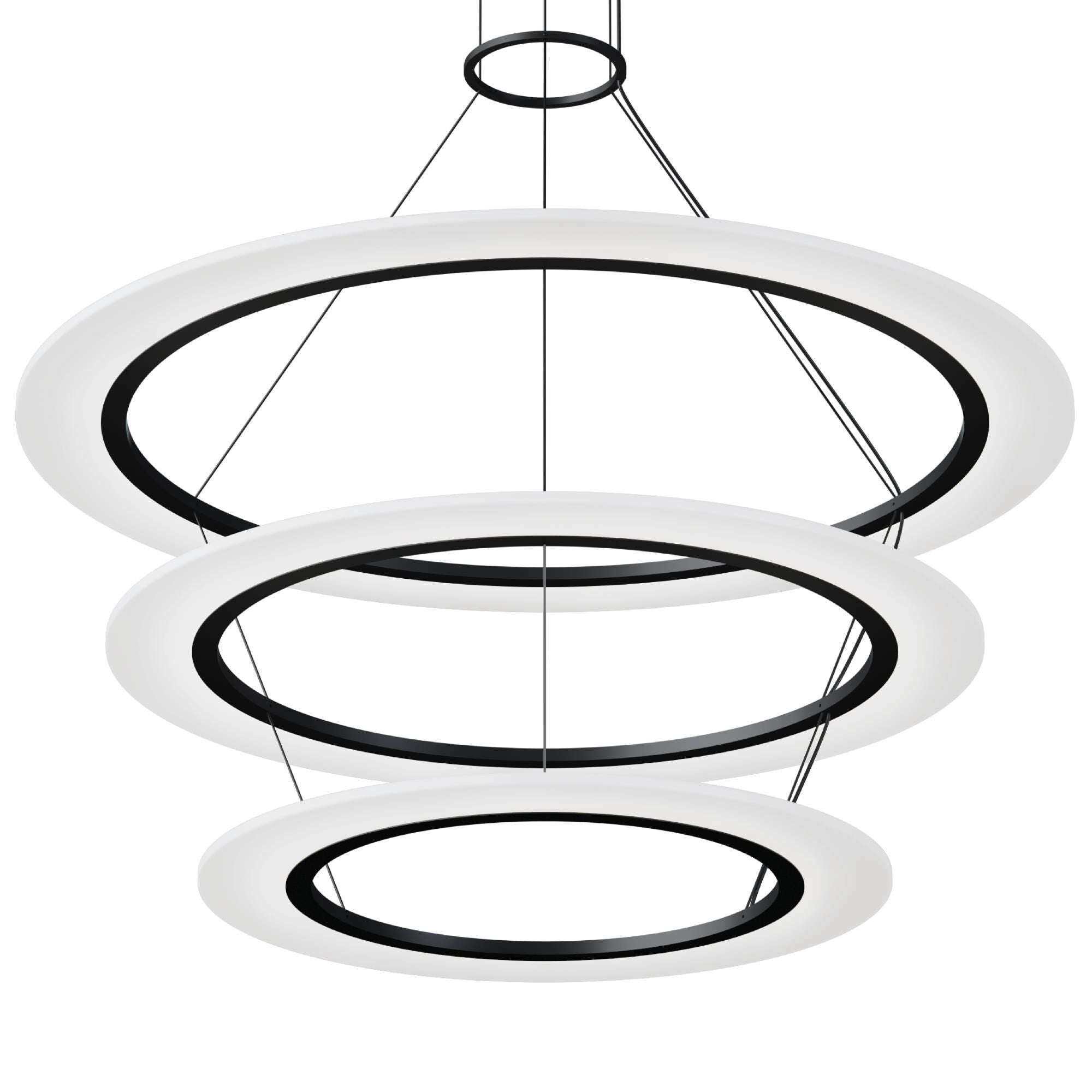 37 in. LED Chandelier - Dune Vale for dining room view 4