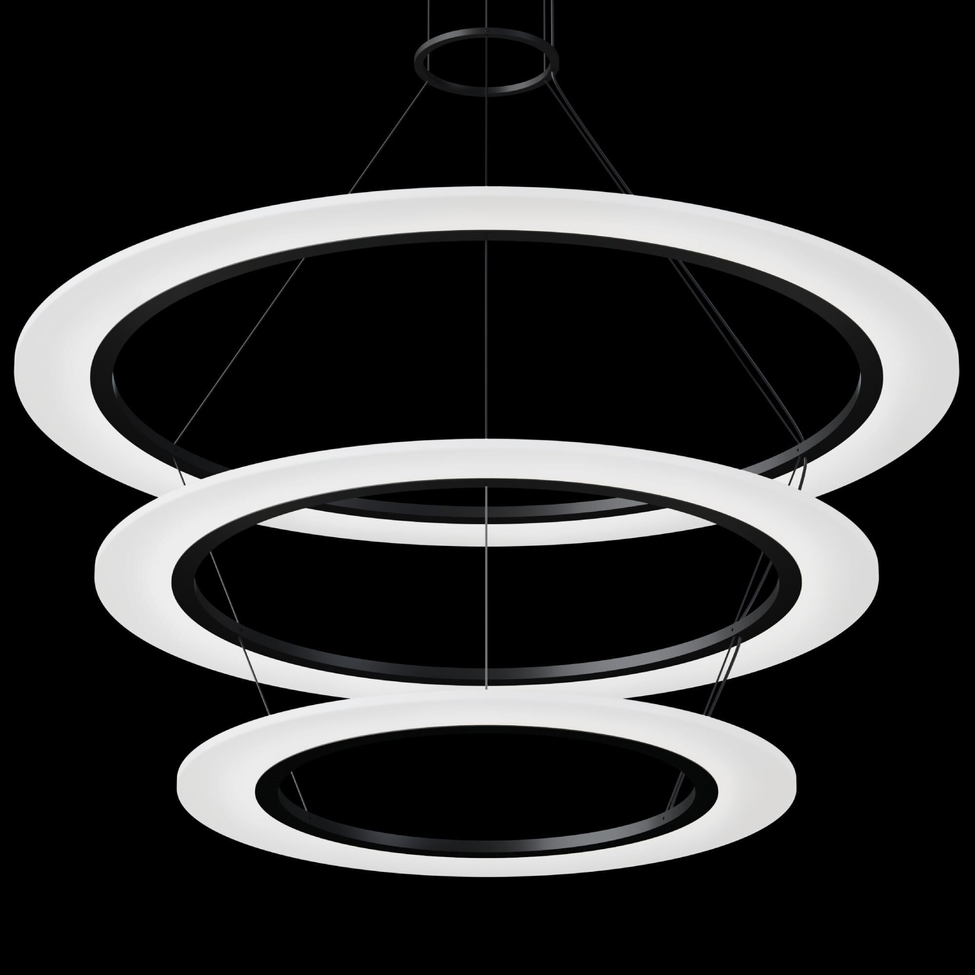 37 in. LED Chandelier - Dune Vale for dining room view 5