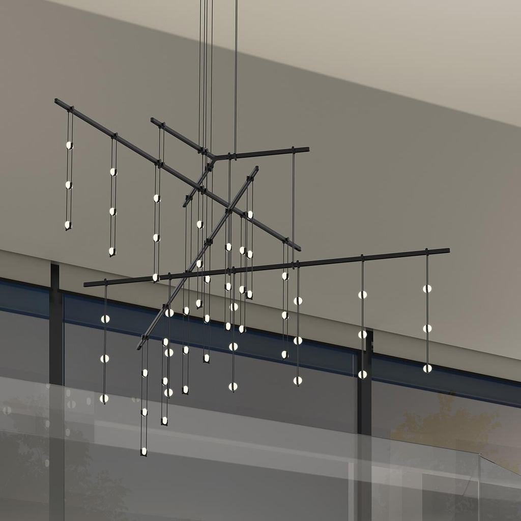 83 in. LED Chandelier - Winslow Vale for dining room view 8